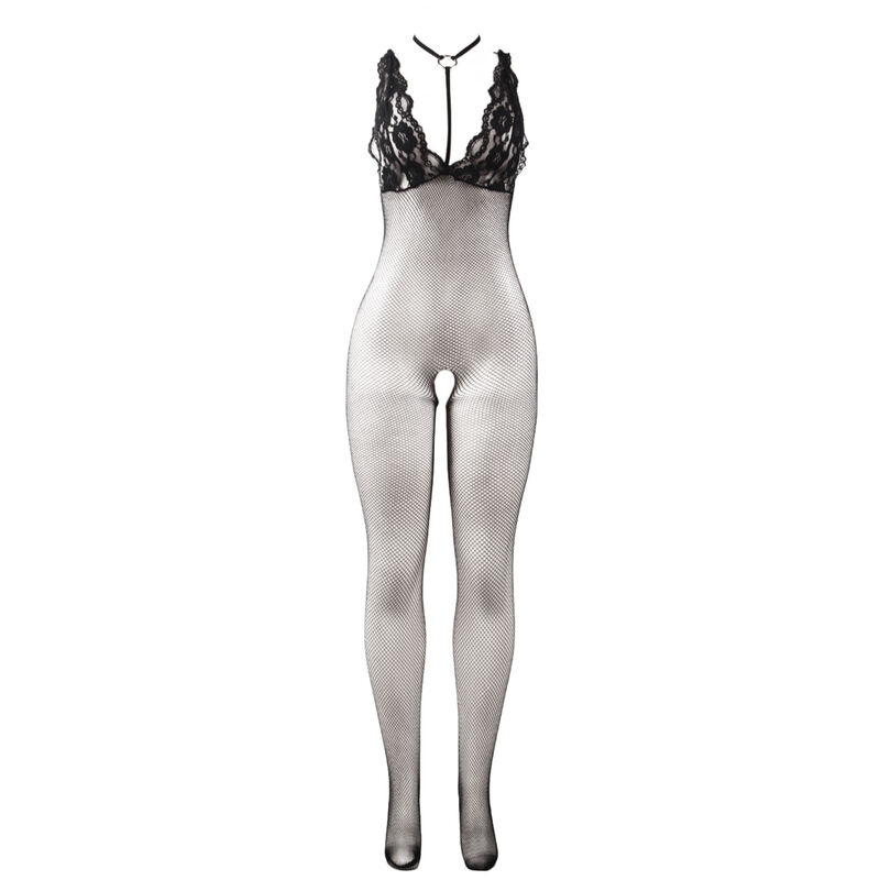 Bodystocking en résille transparente noir — SUBBLIME BODYSTOCKINGS