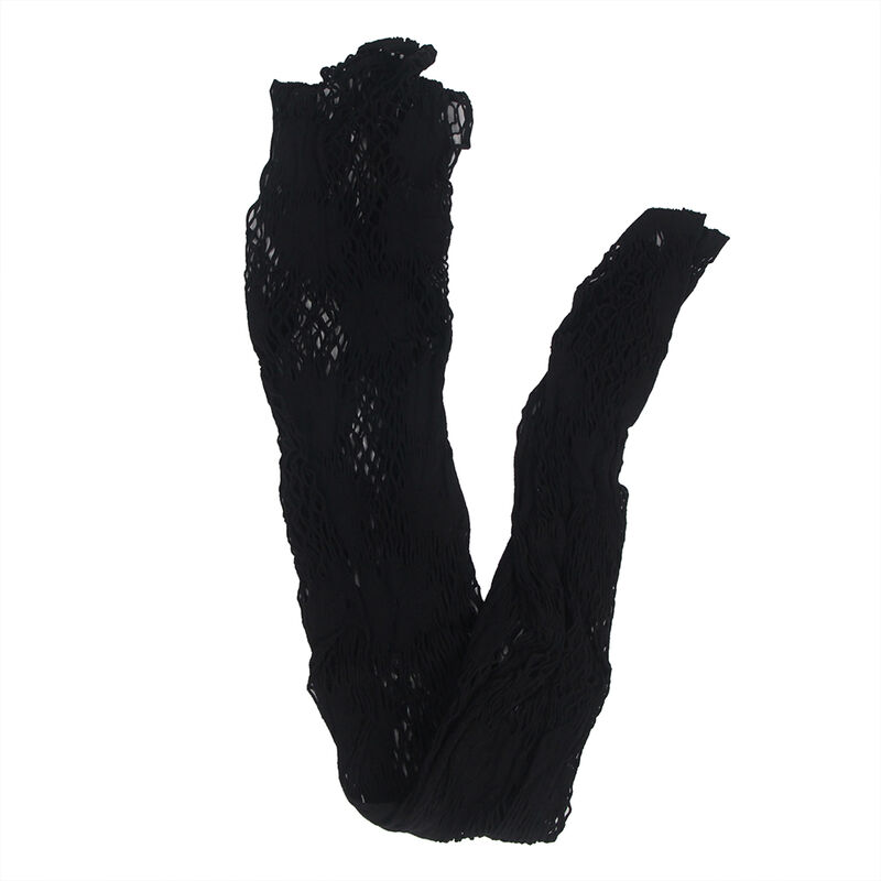 Body de renda com estampa floral preta — SUBBLIME BODYSTOCKINGS