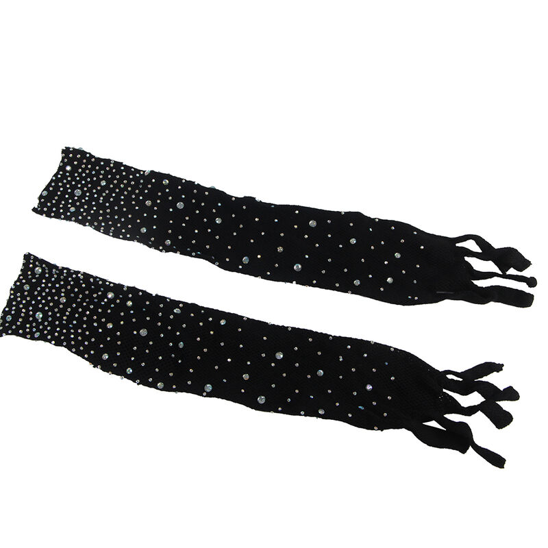 Body en résille sexy avec gants et détails diamants — SUBBLIME BODYSTOCKINGS