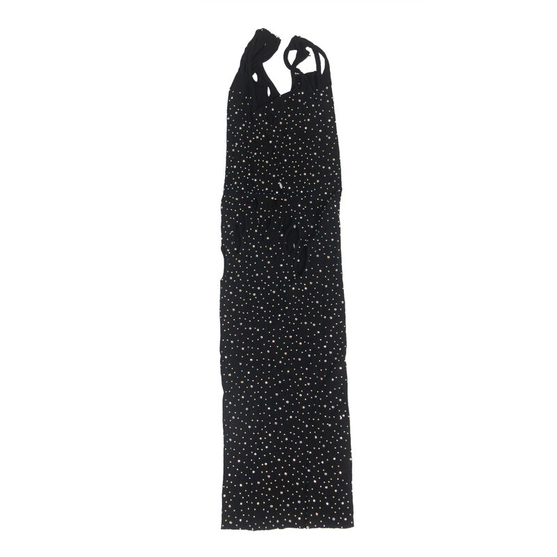 Robe résille ornée de strass noir — SUBBLIME DRESSES