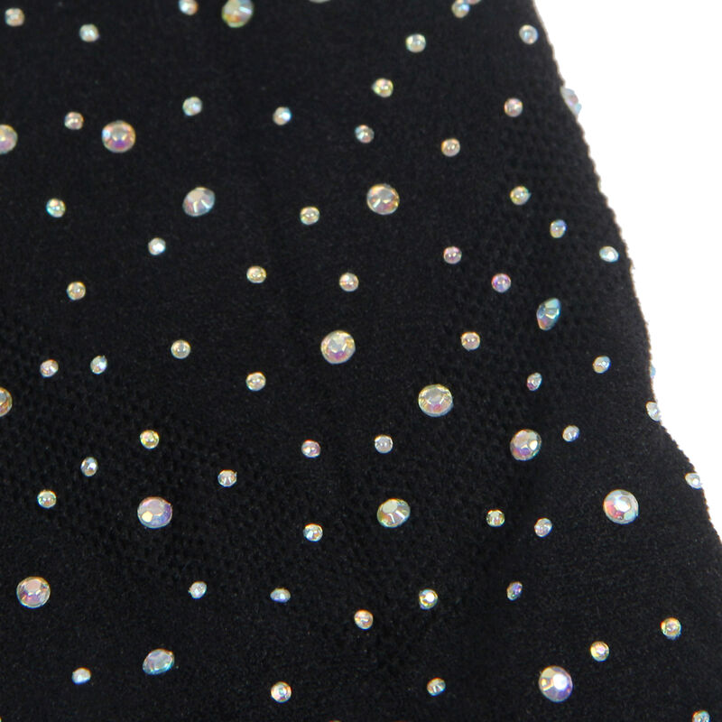 Robe résille ornée de strass noir — SUBBLIME DRESSES