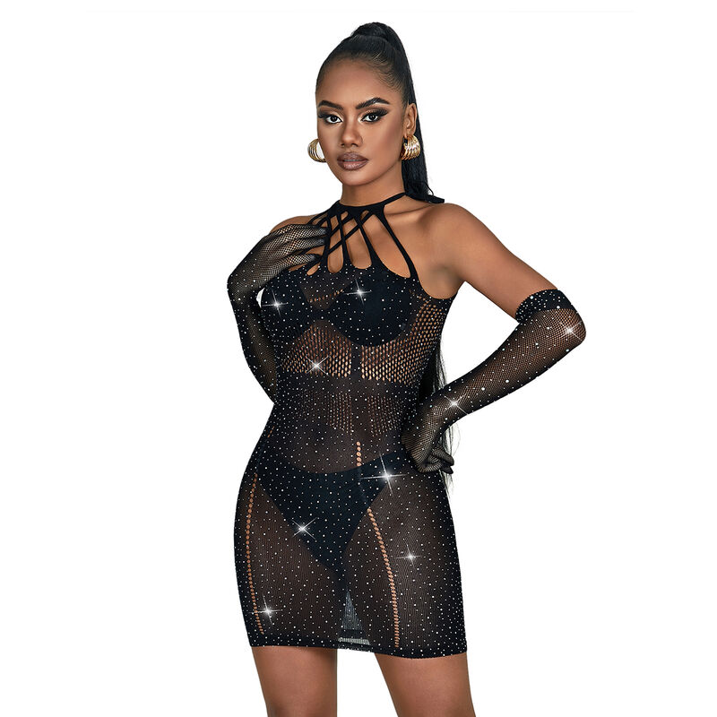 Body résille scintillant noir — SUBBLIME DRESSES