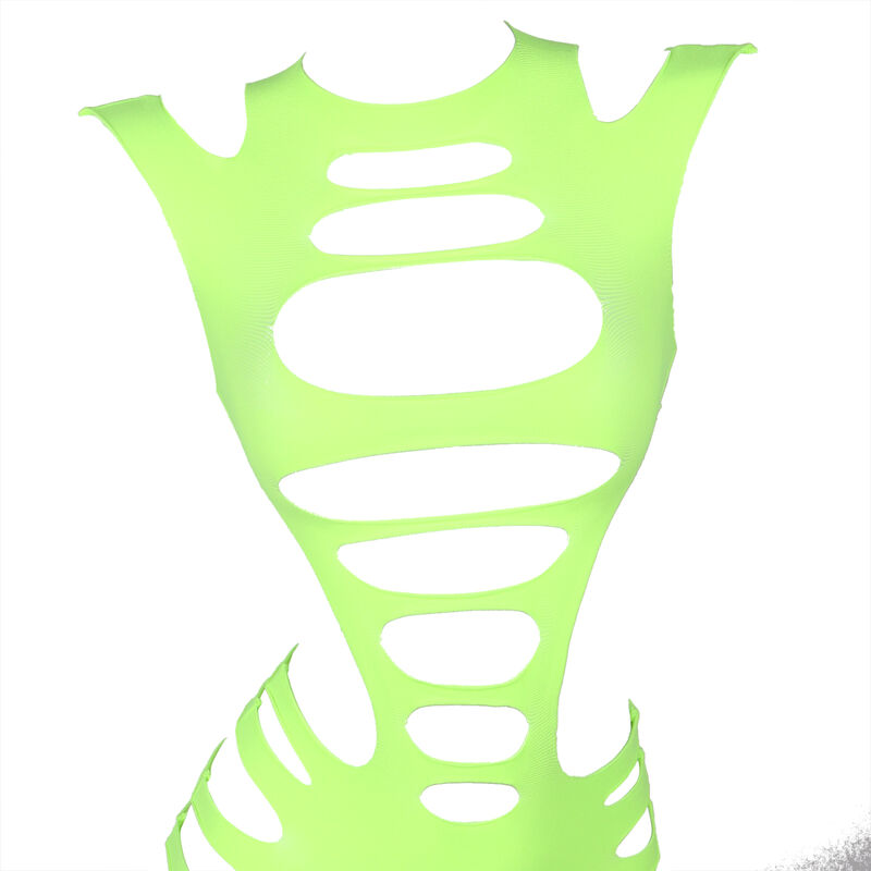 Body résille vert manches longues — SUBBLIME DRESSES