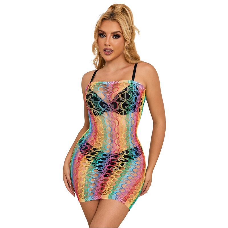 Body de renda arco-íris ombros nus — SUBBLIME DRESSES