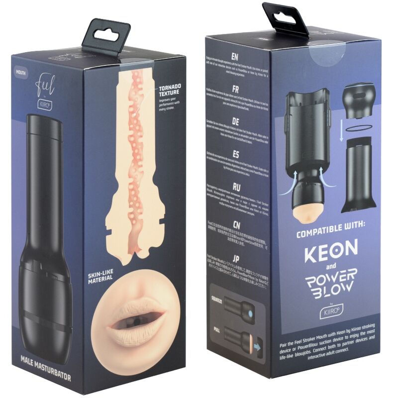 Masturbateur bouche chauffant interactif — KIIROO