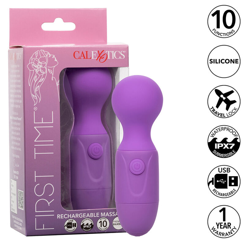 Masseur rechargeable First Time 10 vibrations — CALEXOTICS