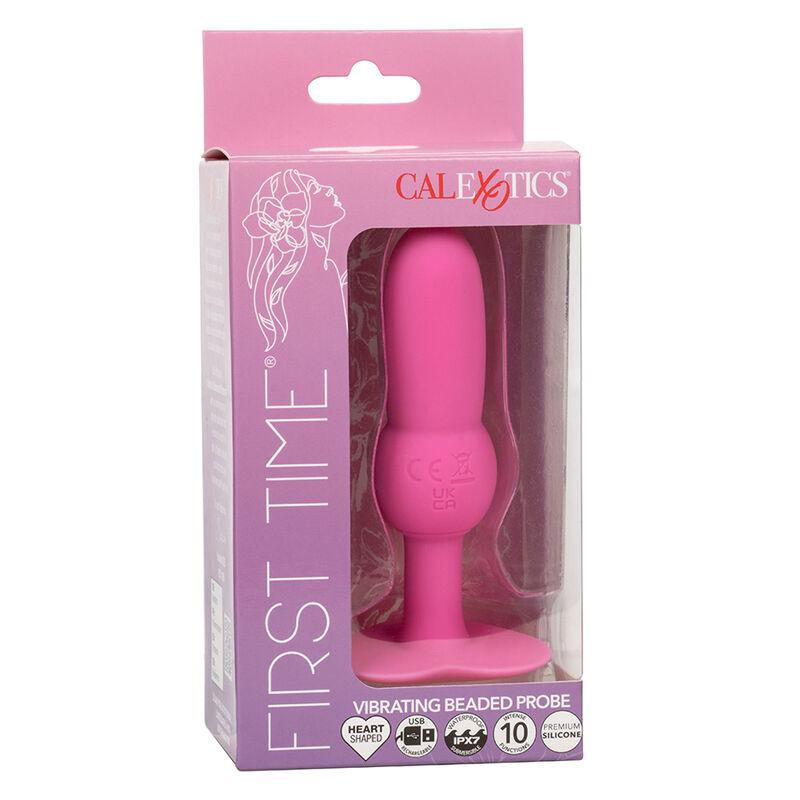 Sonde anale perlée vibrante First Time — CALEXOTICS