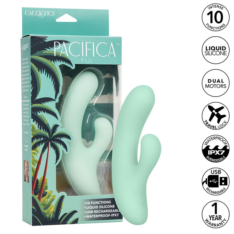 Stimulateur point G vibrant aqua — CALEXOTICS