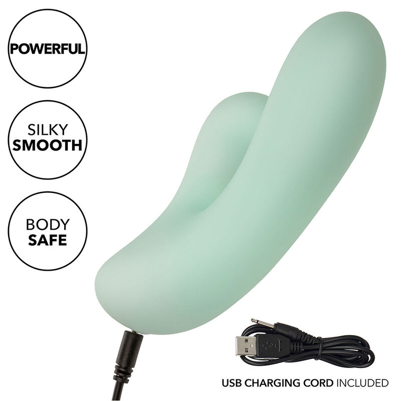 Stimulateur point G vibrant aqua — CALEXOTICS