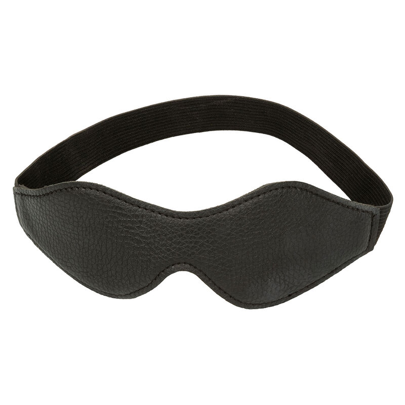 Masque sensoriel pour les yeux en cuir noir — CALEXOTICS