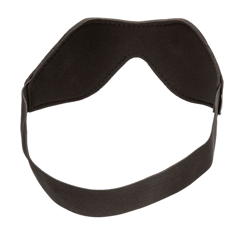 Masque sensoriel pour les yeux en cuir noir — CALEXOTICS