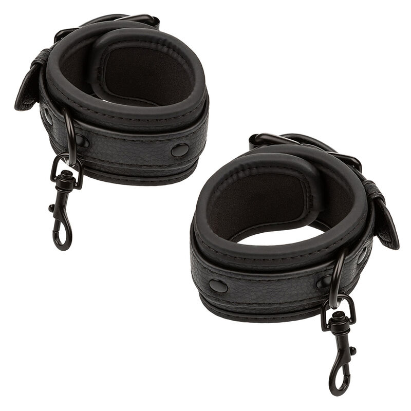 Ceinture de lit réglable Nocturnal en cuir noir — CALEXOTICS