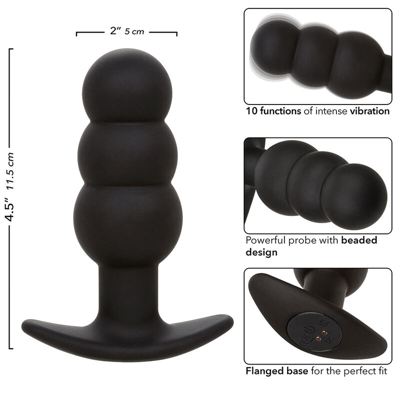 Pearl Vibrating Anal Plug 10 Modes — CALEXOTICS