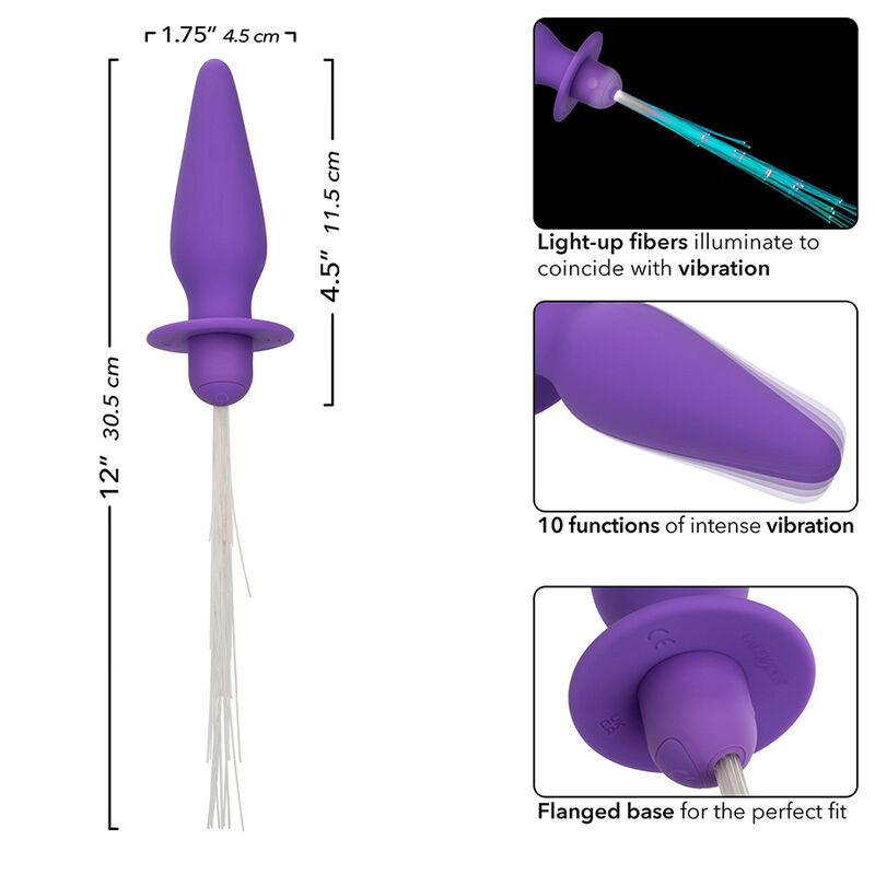 Sonda anale vibrante con luci Southern Lights — CALEXOTICS