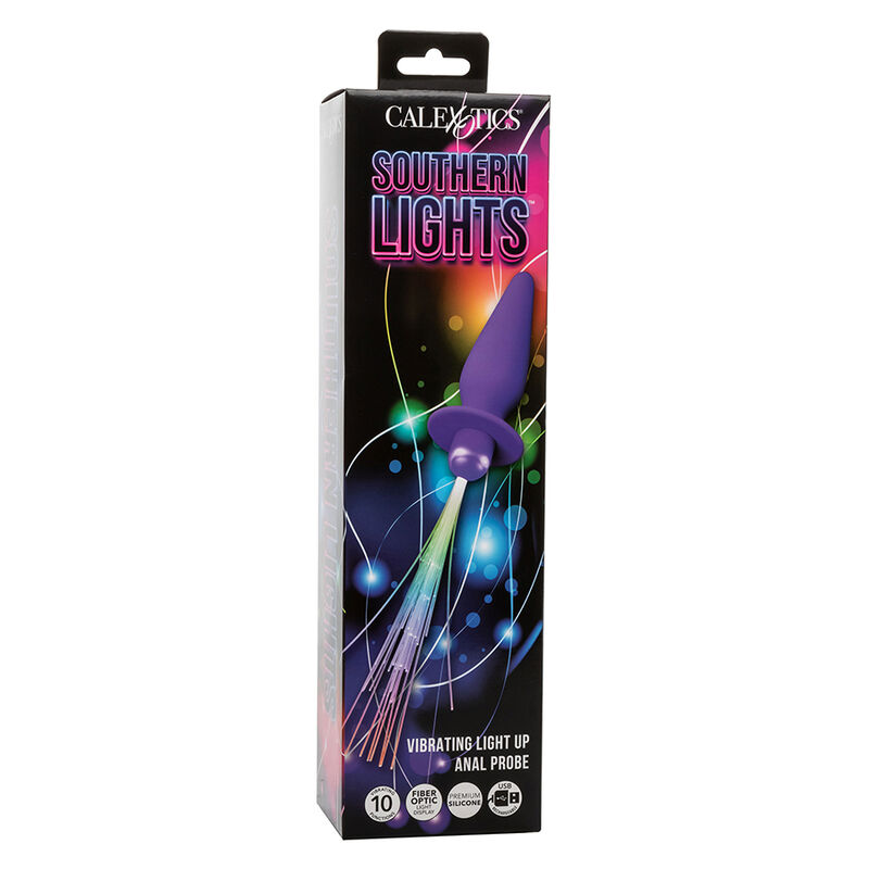 Sonda anale vibrante con luci Southern Lights — CALEXOTICS