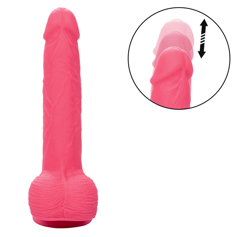 Vibrateur réaliste vibrant et à poussée — CALEXOTICS