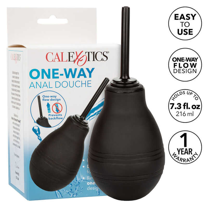 Douche anale One-Way noire — CALEXOTICS