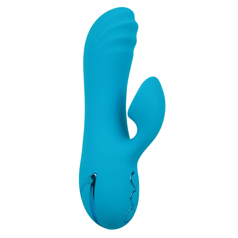 Stimulateur double vibrant avec aspiration clitoridienne — CALEXOTICS