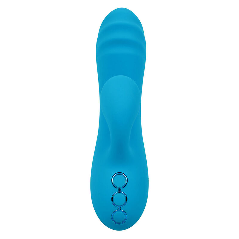 Stimulateur double vibrant avec aspiration clitoridienne — CALEXOTICS