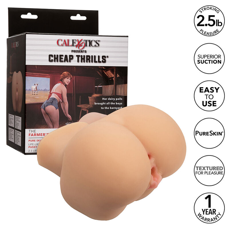 Masturbateur double entrée réaliste La Fille du Fermier — CALEXOTICS