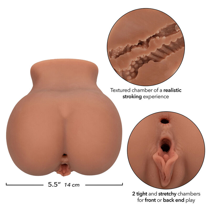 Masturbateur double entrée réaliste à aspiration — CALEXOTICS