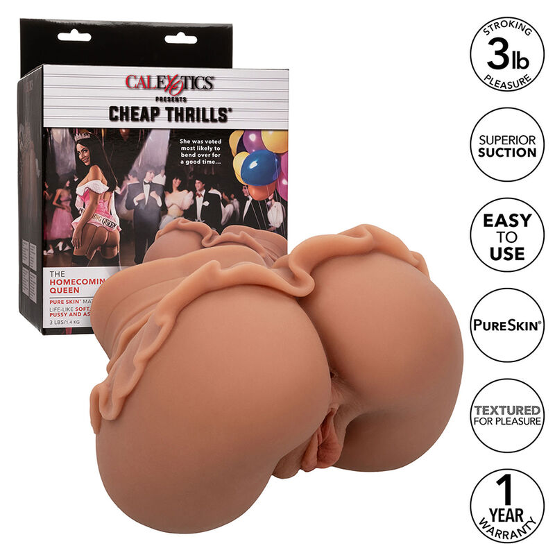 Masturbateur double ultra-réaliste caramel — CALEXOTICS