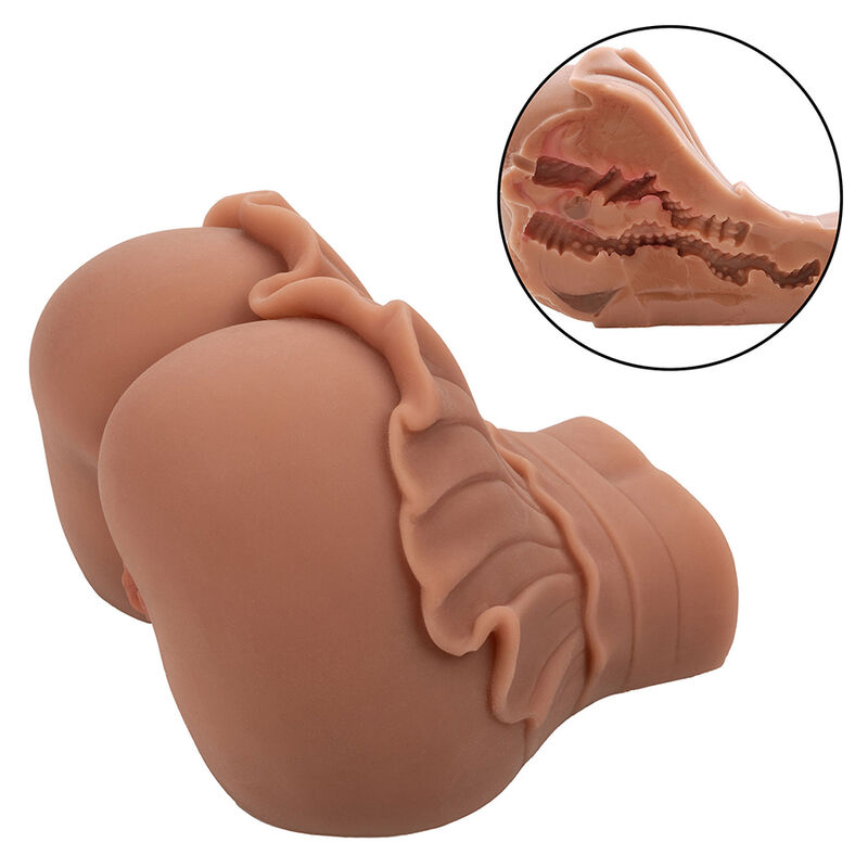 Masturbateur double ultra-réaliste caramel — CALEXOTICS