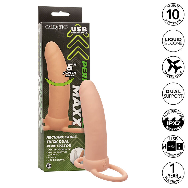 Pénétrateur double épais vibrant 10 modes — CALEXOTICS