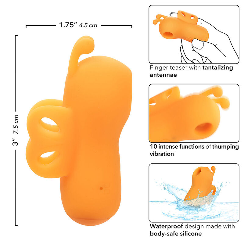 Stimulateur de doigts vibrant 10 modes — CALEXOTICS