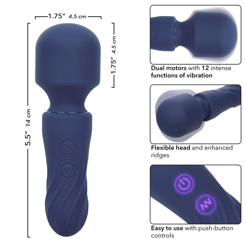 Masseur vibrant Charisma Charm 12 fonctions violet — CALEXOTICS