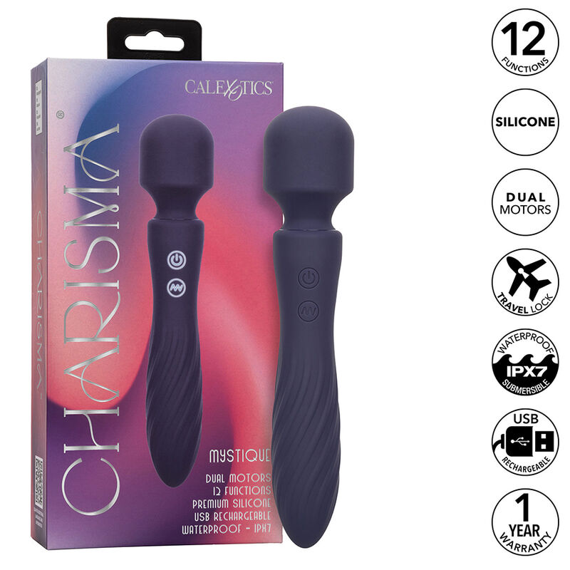 Masseur vibrant double moteur Charisma Mystique — CALEXOTICS