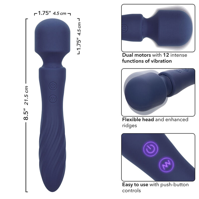 Massageador vibratório de duplo motor Charisma Mystique — CALEXOTICS