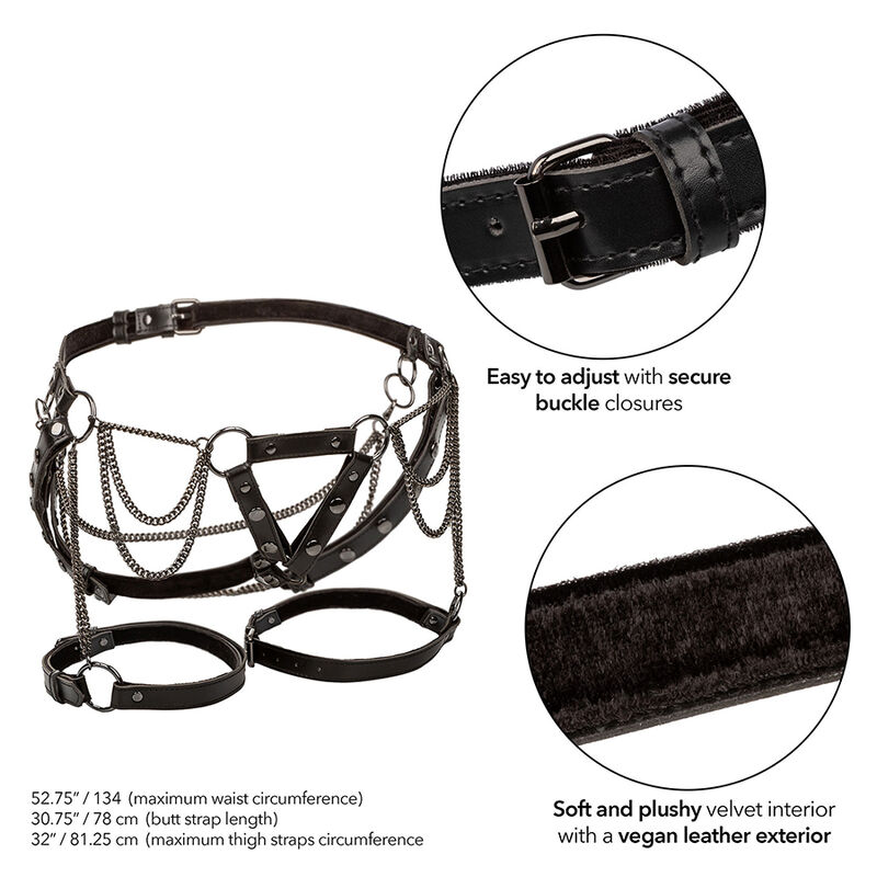 Harnais de cuisse multichaînes premium grande taille — Calexotics
