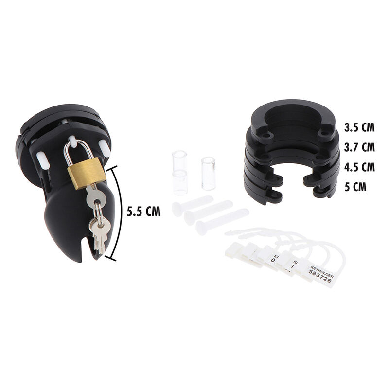 Cage de chasteté en silicone taille S — HIDDEN DESIRE