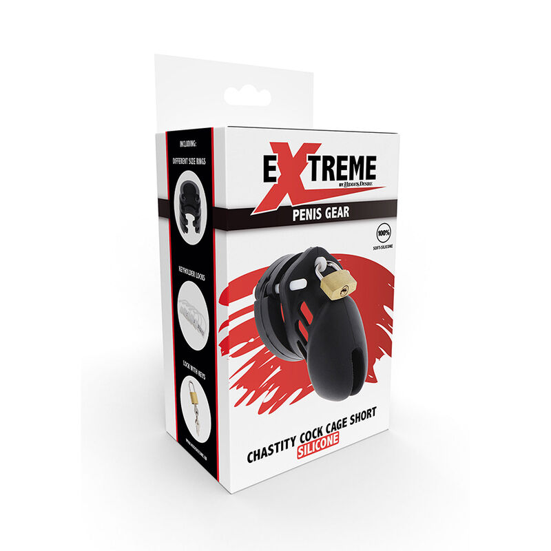 Cage de chasteté en silicone taille S — HIDDEN DESIRE