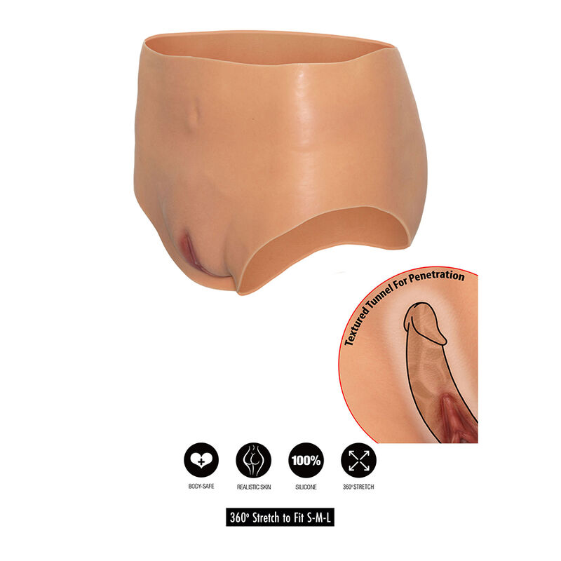 Culotte taille haute à vagin ouvert — HIDDEN DESIRE