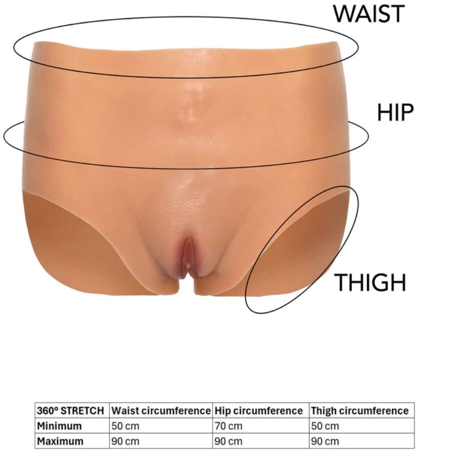 Culotte taille haute à vagin ouvert — HIDDEN DESIRE