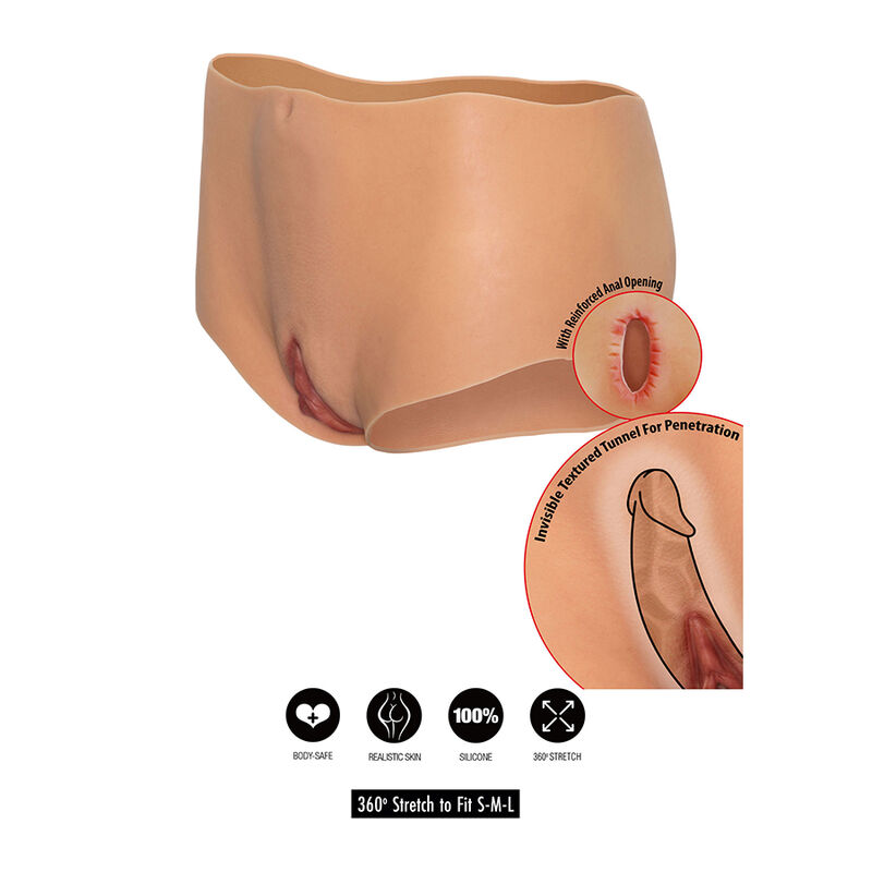 Culotte ouverte vagin et fesses réaliste — HIDDEN DESIRE