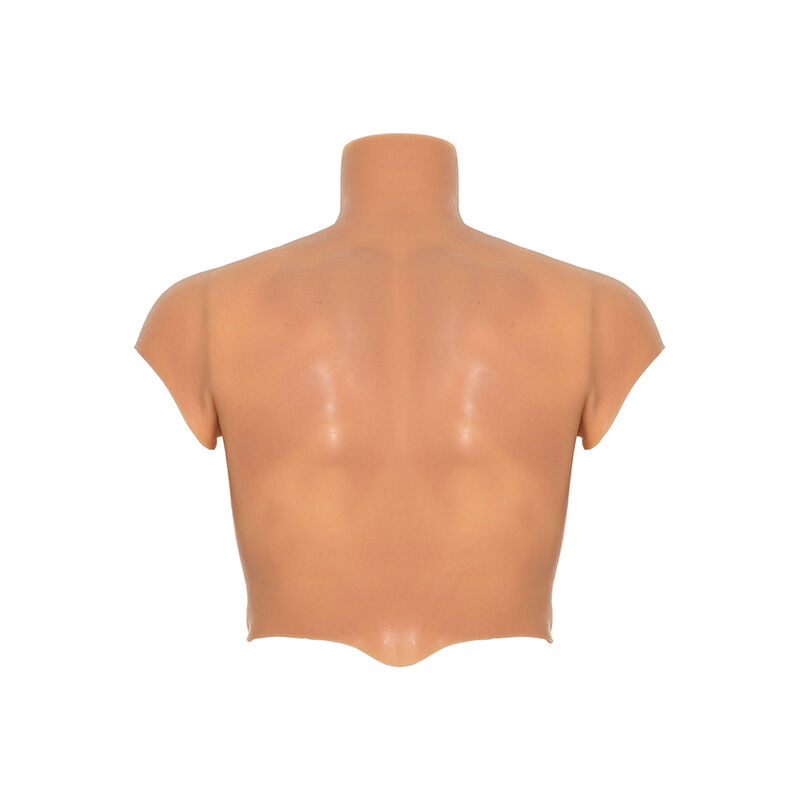 Camiseta torso masculino de silicona con abdominales esculpidos — HIDDEN DESIRE