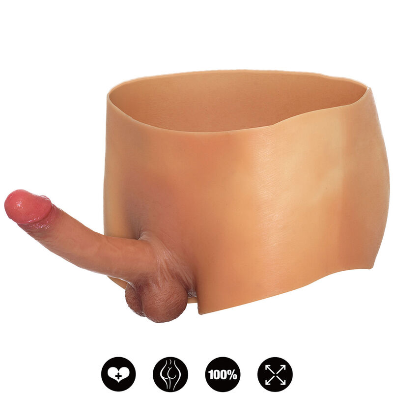 Boxer avec pénis intégré Alter Ego 18 cm — HIDDEN DESIRE