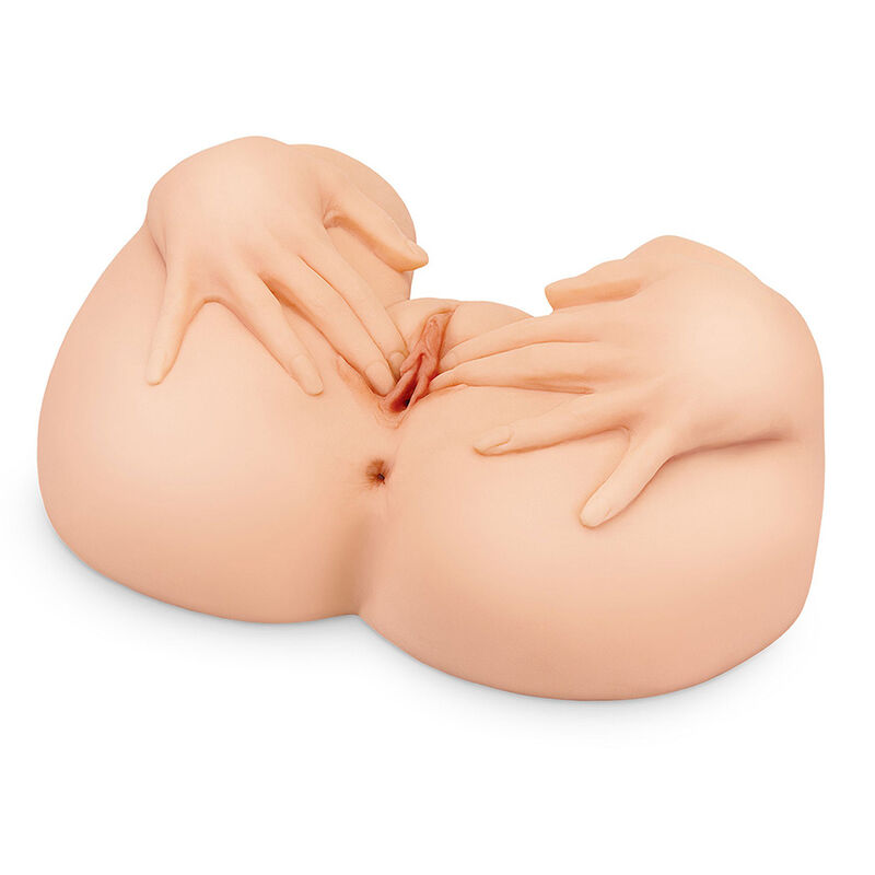 Masturbateur géant double orifice avec mains écartantes — PDX PLUS+