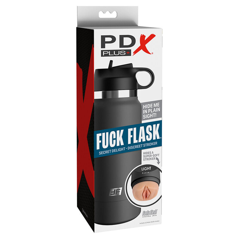 Stimulateur discret ultra-réaliste forme bouteille — PDX PLUS+