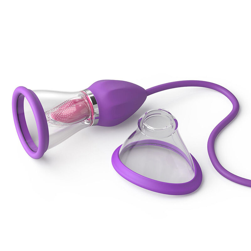 Stimulateur oral 4-en-1 à succion, langue et vibrations internes — FANTASY FOR HER