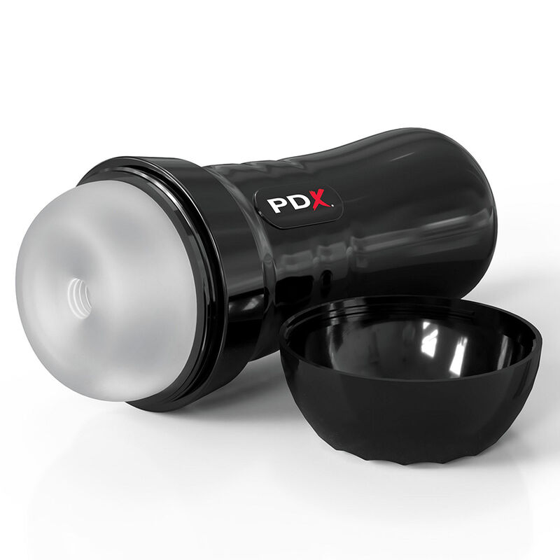 Masturbateur autolubrifiant transparent Slide & Glide — PDX EXTREME