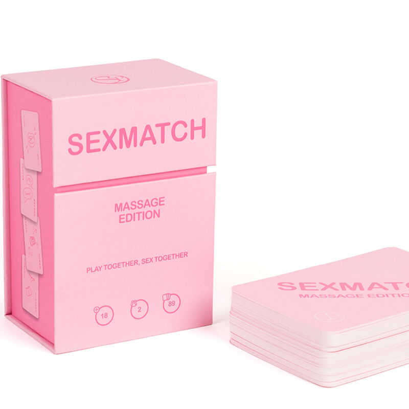 Jeu de cartes coquin sexmatch édition massage — SECRETPLAY 100% GAMES
