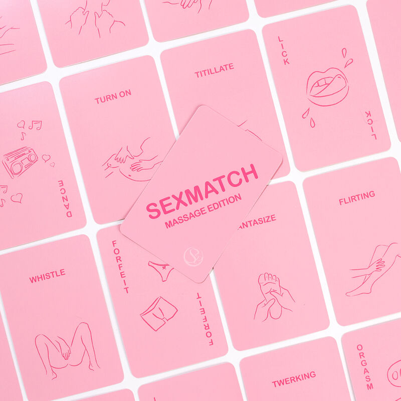 Jeu de cartes coquin sexmatch édition massage — SECRETPLAY 100% GAMES