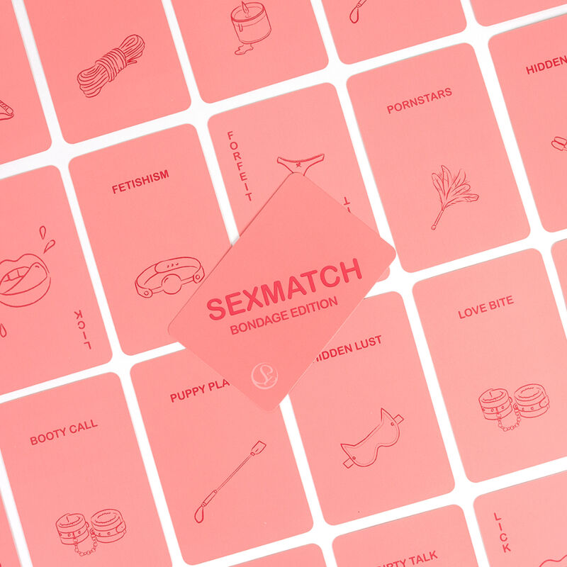 Jeu de cartes sexmatch édition bondage — SECRETPLAY 100% GAMES