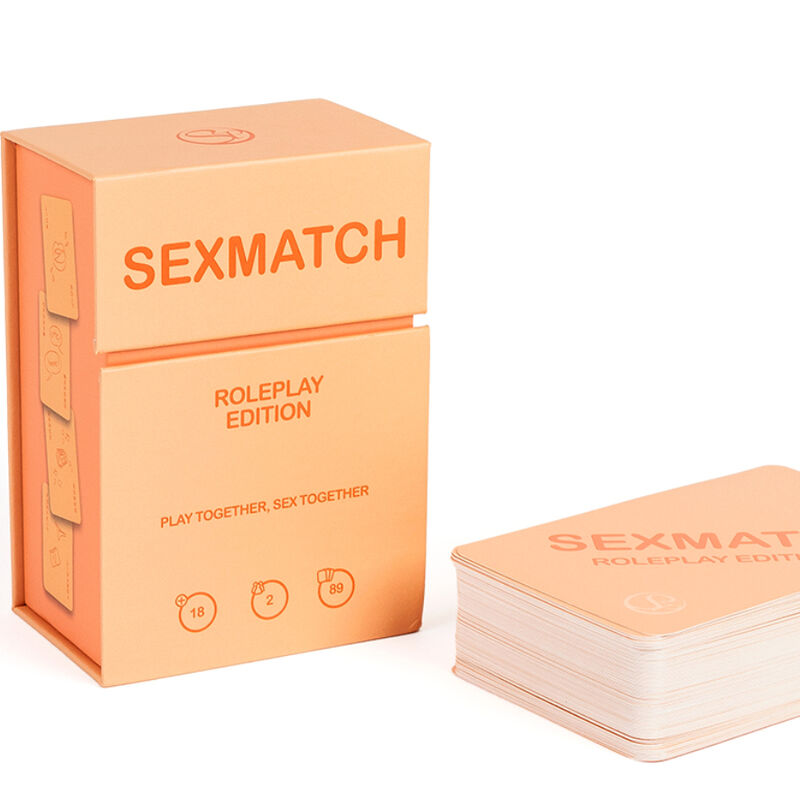 Jeu de cartes de rôle sensuel Sexmatch — SECRETPLAY 100% GAMES