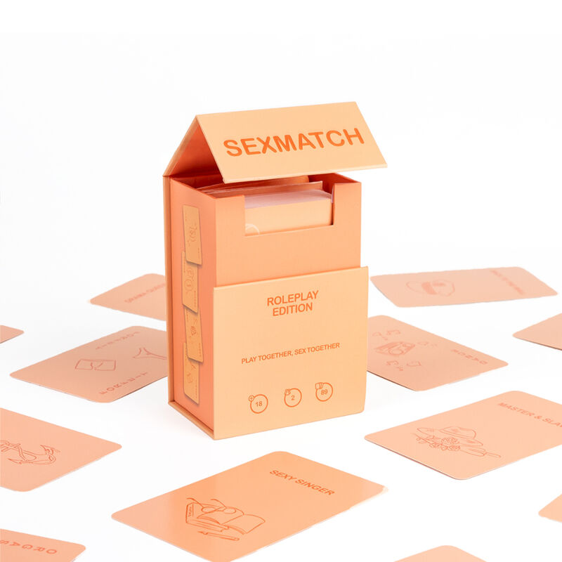 Jeu de cartes de rôle sensuel Sexmatch — SECRETPLAY 100% GAMES