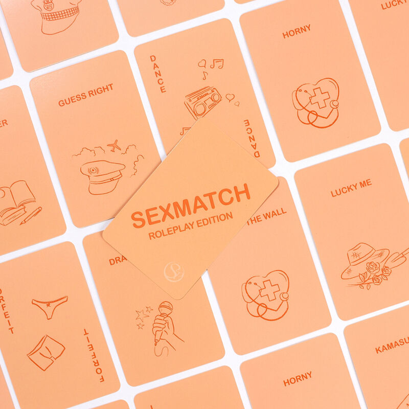 Jeu de cartes de rôle sensuel Sexmatch — SECRETPLAY 100% GAMES